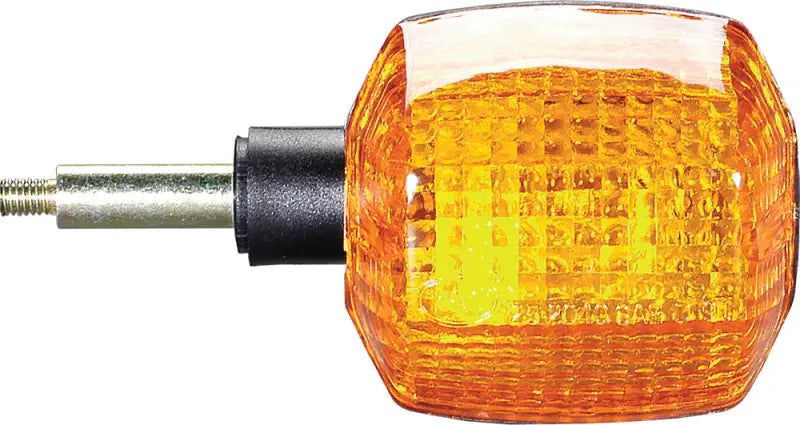 Amber motorcycle turn signal light for K&S 25-2116 turn signal assembly