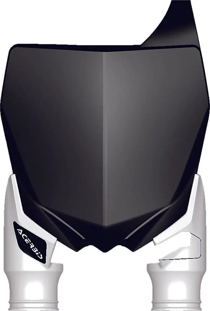2527401007 Front Number Plate Black/White