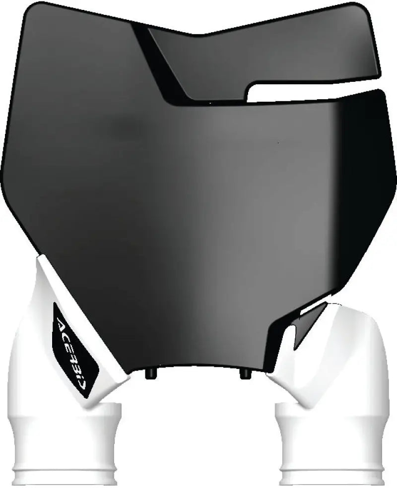 2527421007 Front Number Plate Black/White