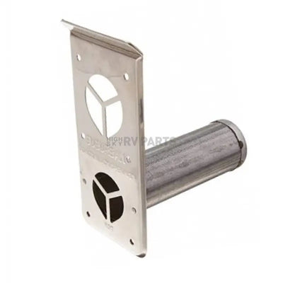 260231 Suburban Furnace Vent with Cap, Exhaust Tube Diameter 2 Inch, Length 6 Inch, Width 3-3/4 Inch, Stainless Steel for Suburban Furnace