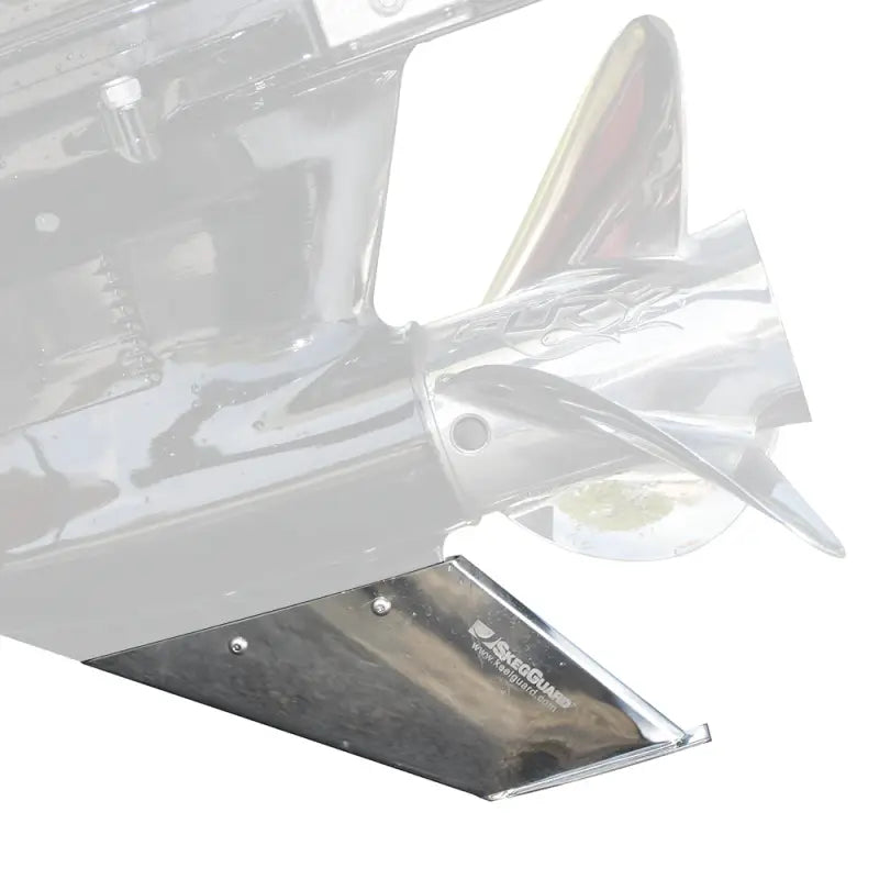 27051 Keelguard Skegguard for Select Mercruiser Models, durable protection for boat skegs from rocks, stumps, and debris.