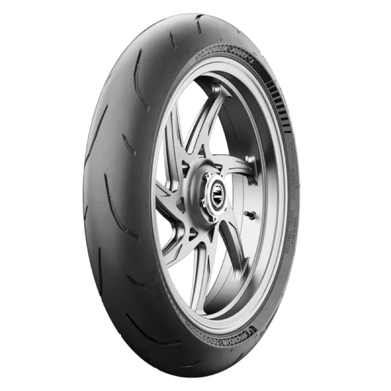 27281 Michelin Tire Power Gp2 Front 120/70Zr17 (58W) Radial Tl - RV and Auto Parts