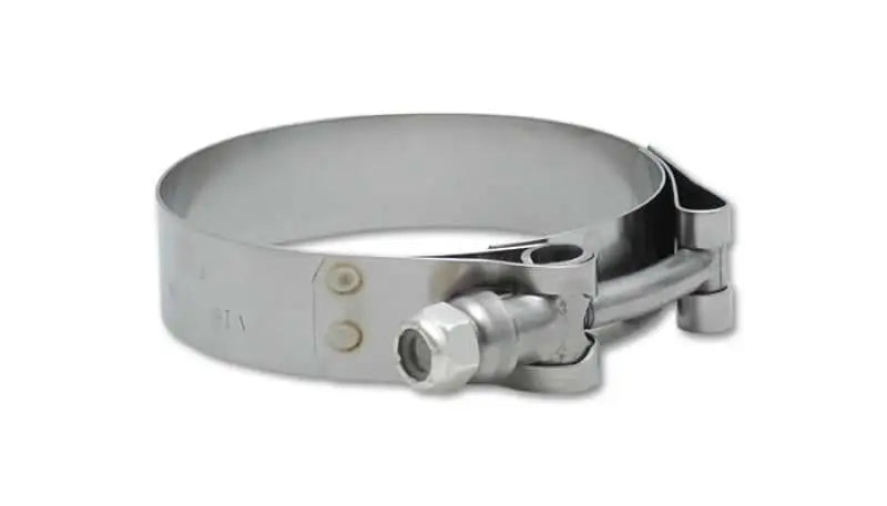 Vibrant 27810 Vibrant SS T-Bolt Clamps Pack of 2 Size Range: 3.38in to 3.62in