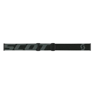 Dark gray fury goggle strap with textured design and no-slip silicone for Scott Fury Goggle