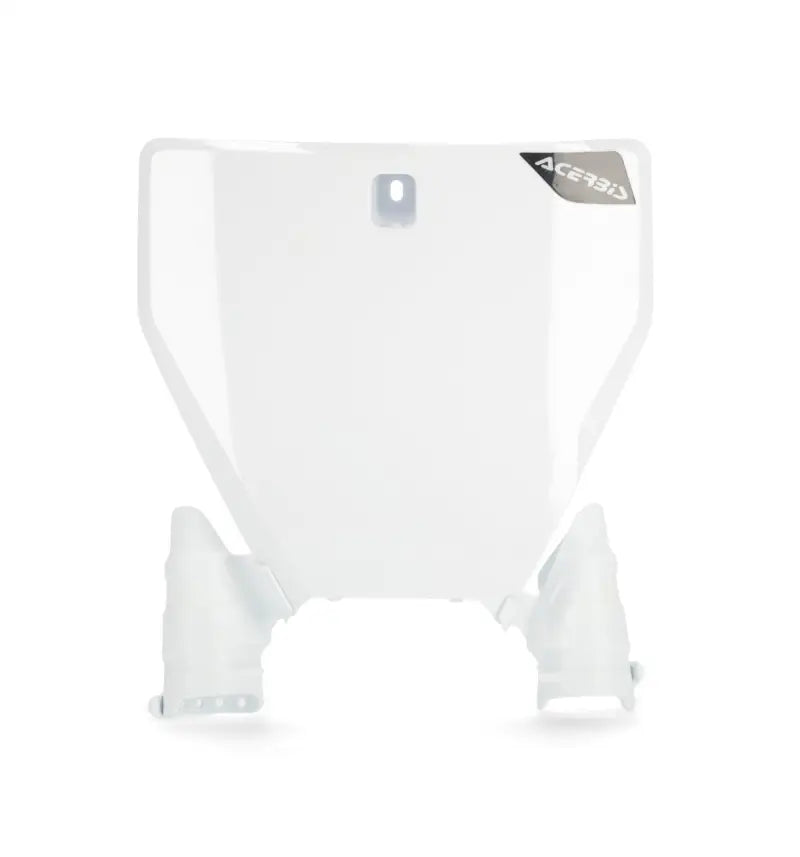 White plastic dirt bike front number plate for dirt bikes, plate white style