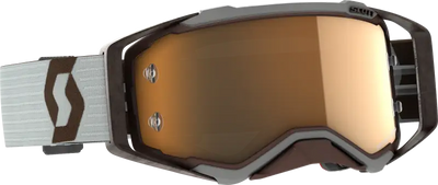 285536-7430324 Scott Prospect Amplifier Goggle Grey/Brown Gold Chrome Works 