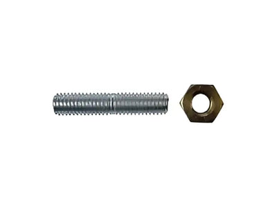 Threaded stud with nut for reliable fastening on exhaust manifold of Dorman 29203 K