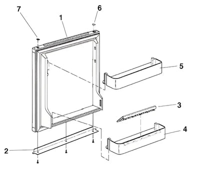 2924089002 Dometic Refrigerator Cooling Unit Cap Replacement For - RV and Auto Parts