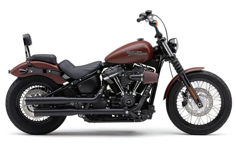 3" Rpt Slip Ons Black Softail 18 22 - COBRA