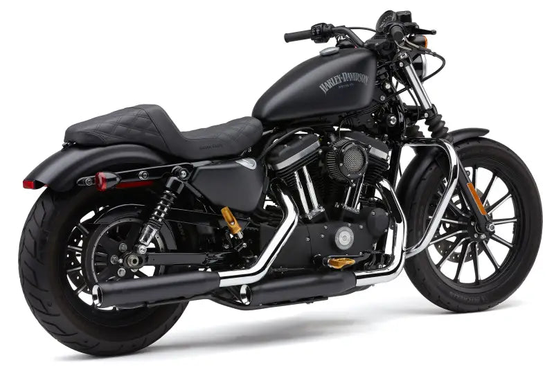 3" Nh Series Slip Ons Black Sportster 04 13 - COBRA