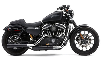 3" Nh Series Slip Ons Black Sportster 04 13 - COBRA