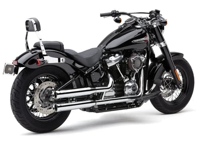 3" Nh Series Slip Ons Chrome Softail 18 22 - COBRA