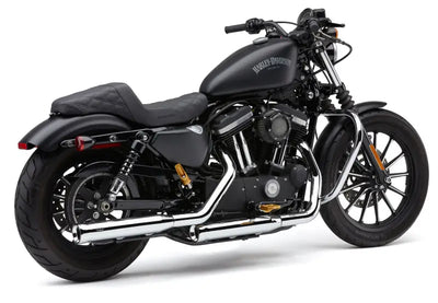 3" Nh Series Slip Ons Chrome Sportster 14 22 - COBRA