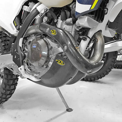 301083 P3 Skid Plate Carbon Fiber Ktm/Hus - Guards/Braces