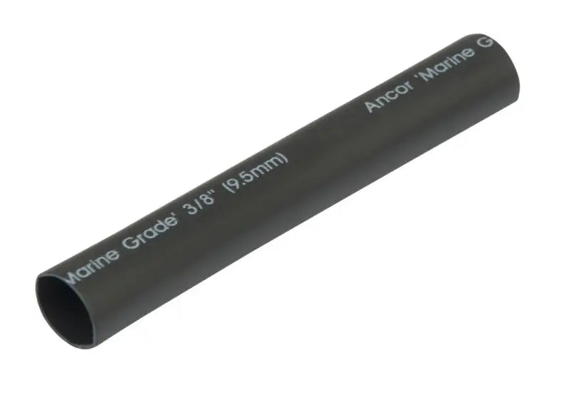 Ancor 304148 Heat Shrink Tubing 3/8" x 48" Black - Durable, waterproof, UV-resistant electrical insulation.
