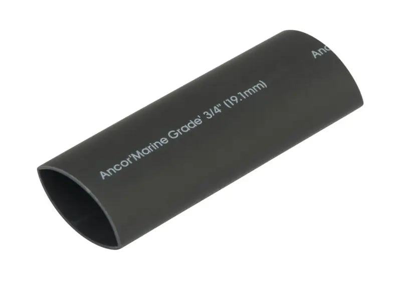 Black Ancor Marine Grade 3/4" (19.1mm) heat shrink tubing, product code 306148, for electrical and DIY projects.