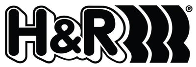 Black and white H&R logo on 3065707MZ5 H&R Trak+ wheel spacer