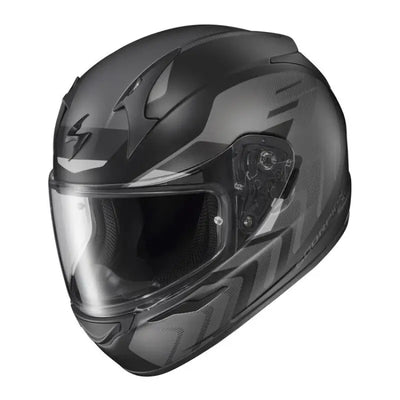 32-4053 Scorpion Exo Exo-R320 Full-Face Helmet Alchemy Black/Gold/Grey Sm - Helmets