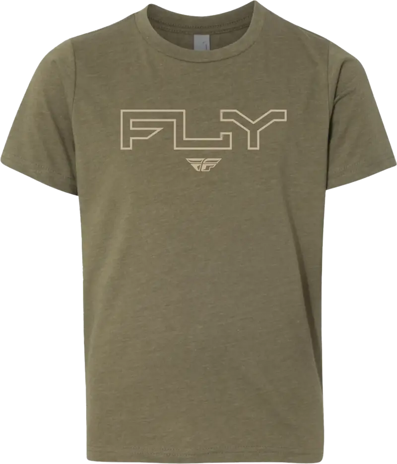 354-0312YM Youth Fly Edge Tee Military Green Ym - (Youth) (2024)