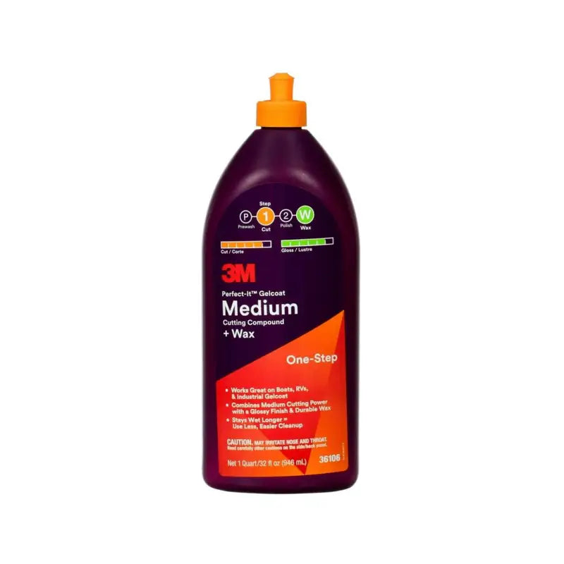 36106 3M Pn36106 3M Pfct It Gl Mc Cpd+Wx Qt for superior adhesion in RV, automotive, powersports, off-road, marine, exterior, truck accessories, interior, truck bed, RV parts, Marine,AVADA - Best Sellers