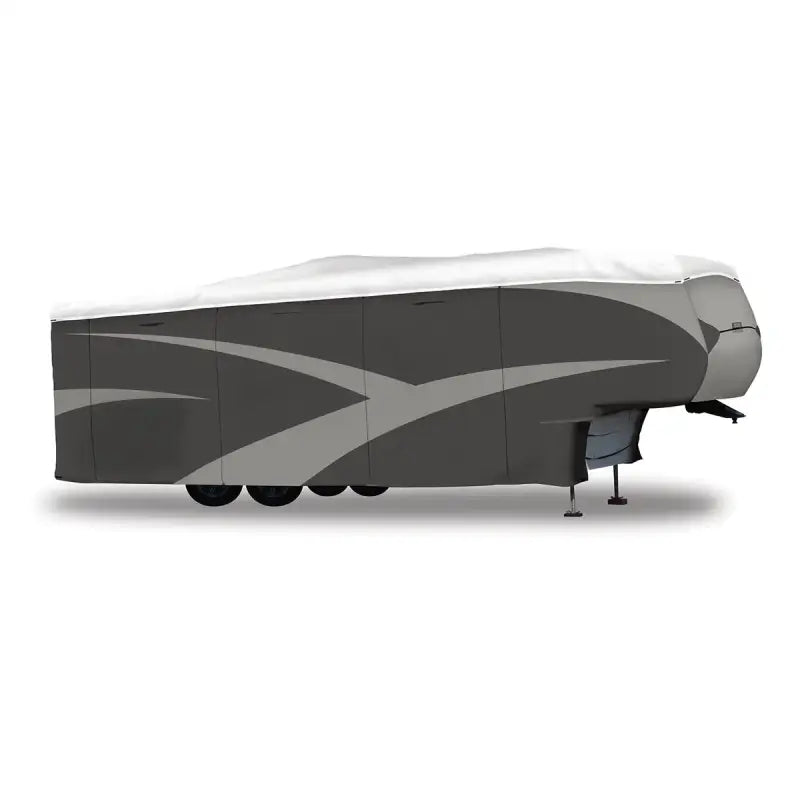 5th wheel RV covered with Adco Wind Olefin HD 5Th Cover 37’1’’-40’