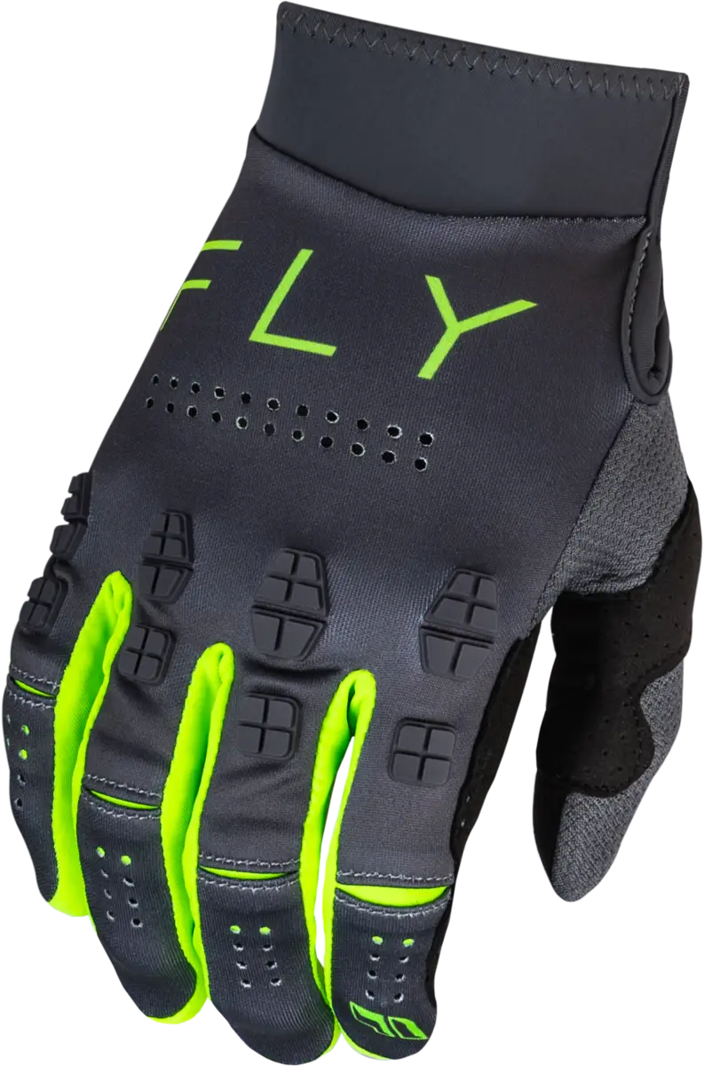 377-1113X Evolution Dst Gloves Charcoal/Neon Green 3x - RV and Auto Parts
