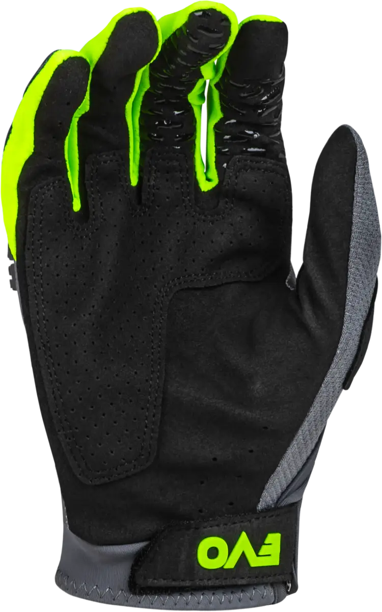 377-1113X Evolution Dst Gloves Charcoal/Neon Green 3x - RV and Auto Parts