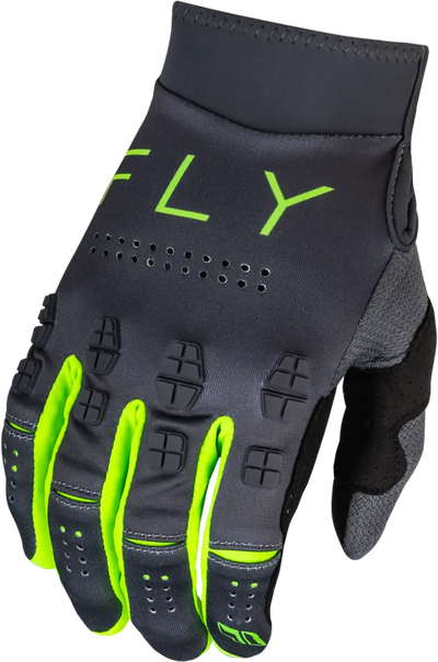 377-111YL Youth Evolution Dst Gloves Charcoal/Neon Green Yl - RV and Auto Parts