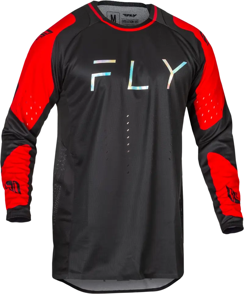 377-120L Evolution Dst Jersey Black/Red Lg - RV and Auto Parts