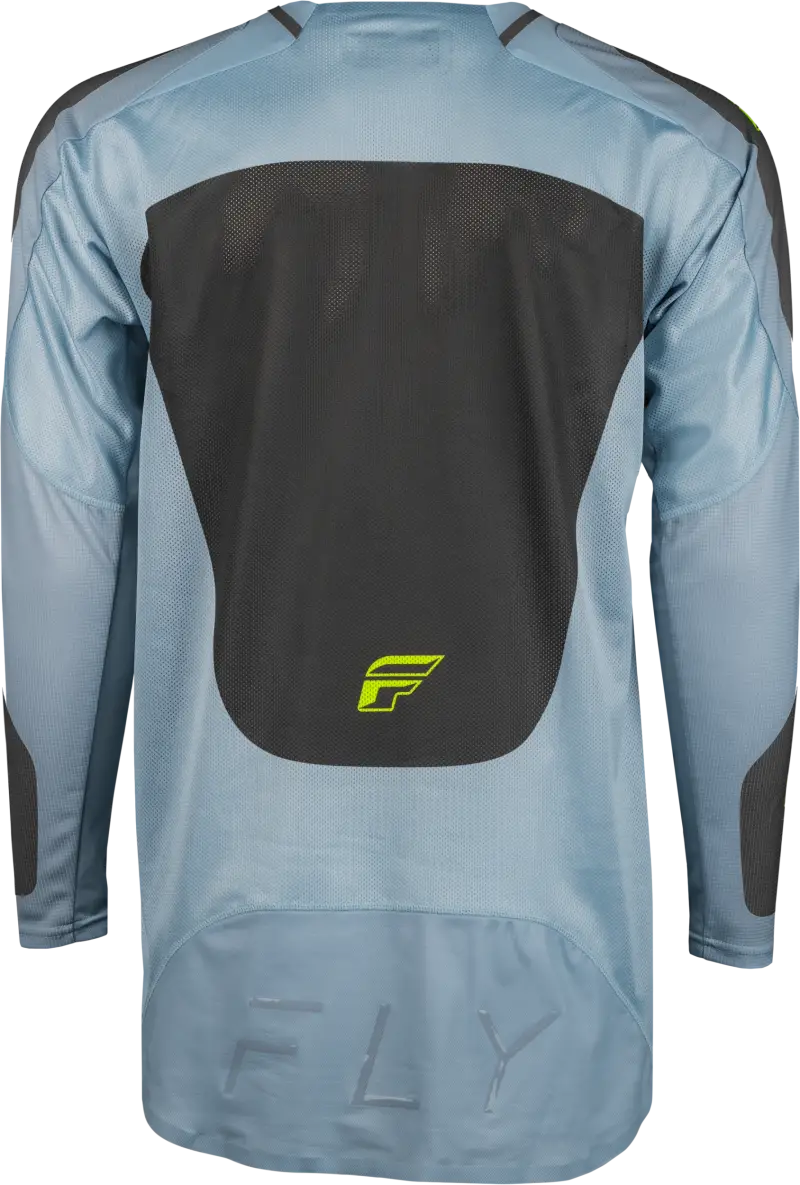 377-121M Evolution Dst Jersey Ice Grey/Char/Neon Green Md - RV and Auto Parts