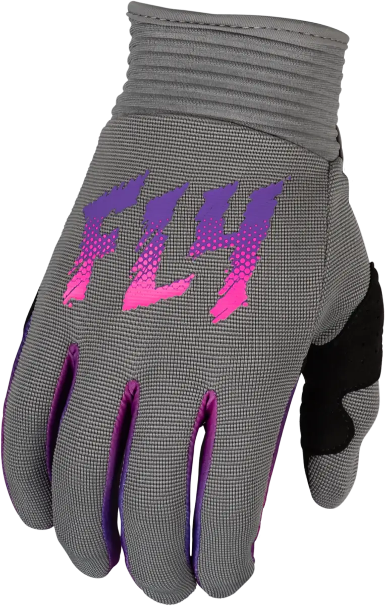377-210Y2XS Youth F 16 Gloves Grey/Pink/Purple Y2xs - RV and Auto Parts