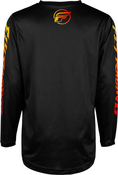 377-221YM Youth F 16 Jersey Black/Yellow/Orange Ym - F-16