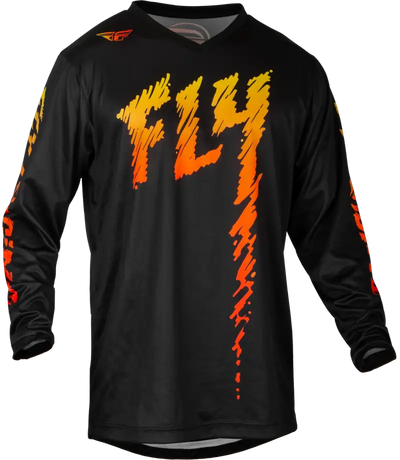377-221YM Youth F 16 Jersey Black/Yellow/Orange Ym - F-16