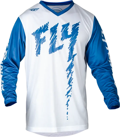 377-223YL Youth F 16 Jersey True Blue/White Yl - RV and Auto Parts