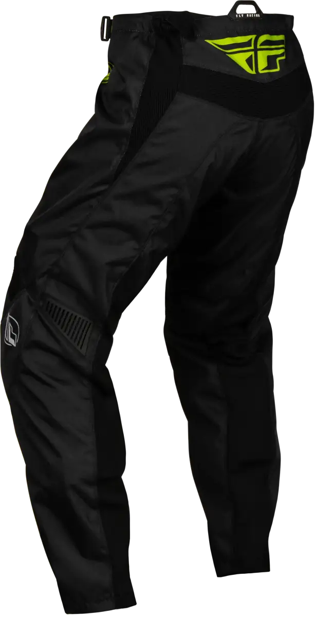 377-23426 Youth F 16 Pants Black/Neon Green/Light Grey Sz - RV and Auto Parts