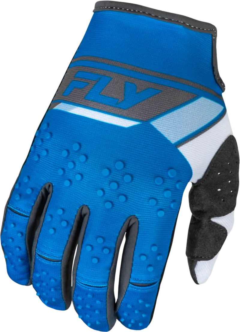 377-410L Kinetic Prix Gloves Bright Blue/Charcoal Lg