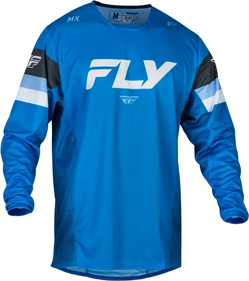 377-420X Kinetic Prix Jersey Bright Blue/Charcoal/White Xl - RV and Auto Parts