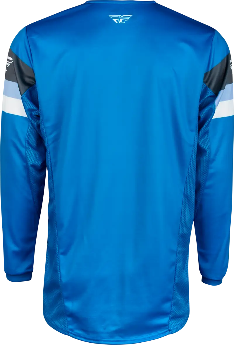 377-420YM Youth Kinetic Prix Jersey Bright Blue/Charcoal/White Ym - RV and Auto Parts