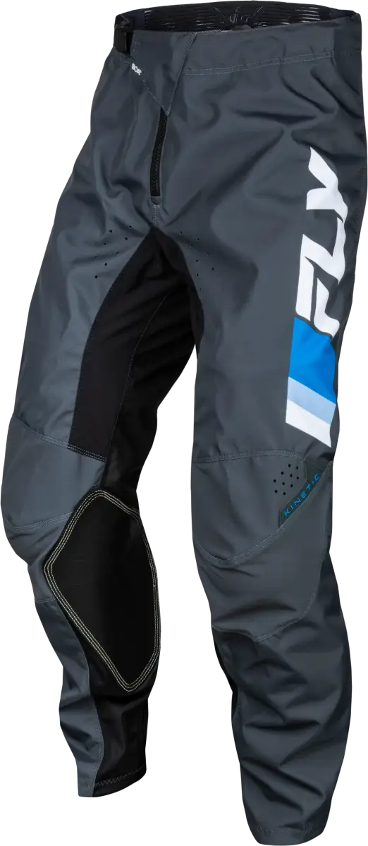 377-43022 Youth Kinetic Prix Pants Bright Blue/Charcoal/Wht Sz 22 - RV and Auto Parts