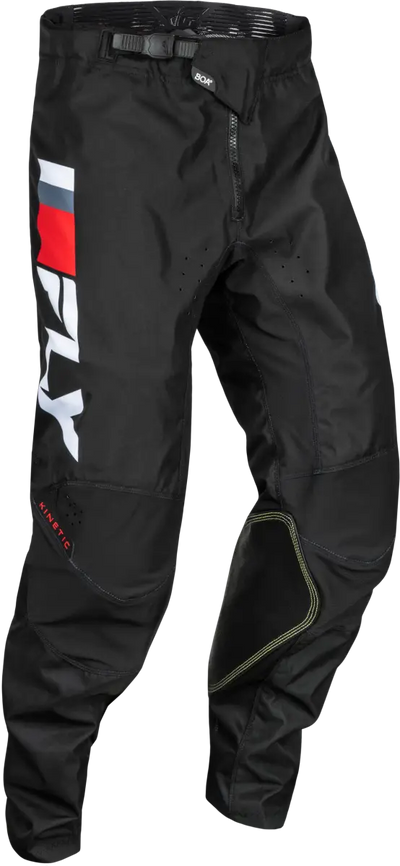 377-43240 Kinetic Prix Pants Red/Grey/White Sz 40, comfort mesh liner, multi-directional stretch rip-stop panels, leather heat shield, ultra-durable 900D construction, ratcheting closure, FLY’s Adaptive Waist System (AWS), RV, Automotive, Powersports, off-road, Powersports,Pants,AVADA - Best Sellers
