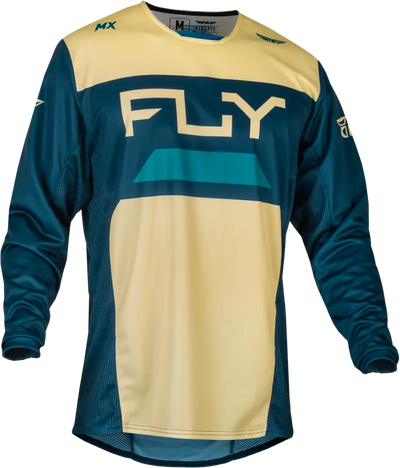 377-523L Kinetic Reload Jersey Ivory/Navy/Cobalt Lg