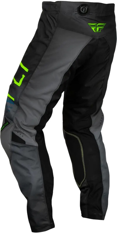 377-53620 Youth Kinetic Prodigy Pants Char/Neon Green/True Blu Sz 20