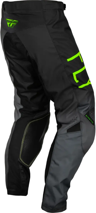 377-53624 Youth Kinetic Prodigy Pants Char/Neon Green/True Blu Sz 24