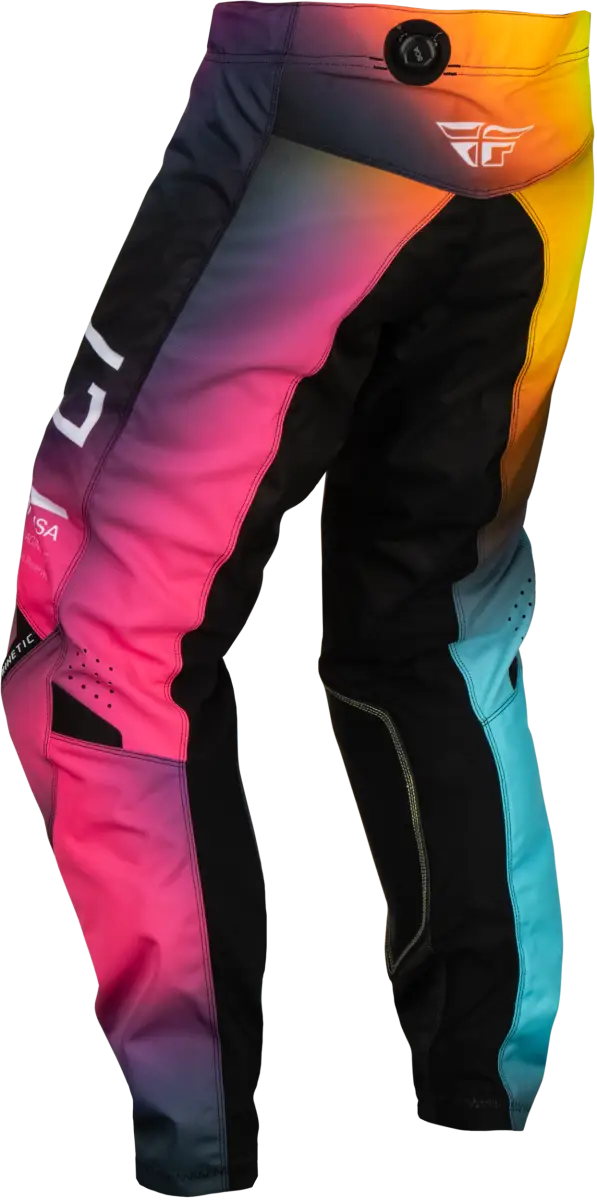 377-53722 Youth Kinetic Prodigy Pants Fuschia/Elec Blue/Hi Vis Sz 22