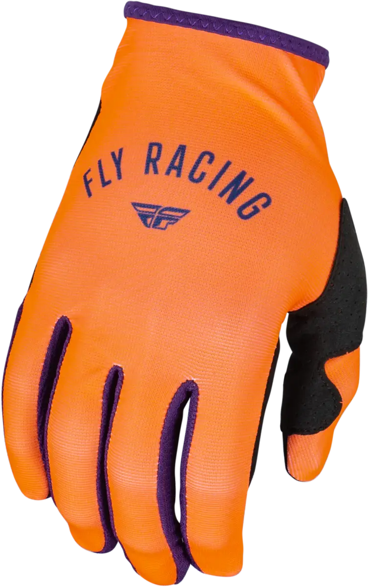 377-611YL Girl's Lite Gloves Neon Coral/Deep Purple Yl - RV and Auto Parts