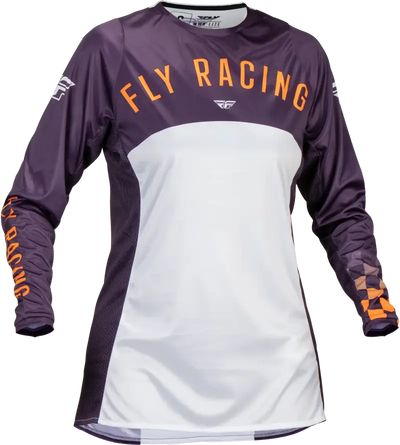 377-621L Women's Lite Jersey Deep Purple/Wht/Neon Coral Lg - RV and Auto Parts