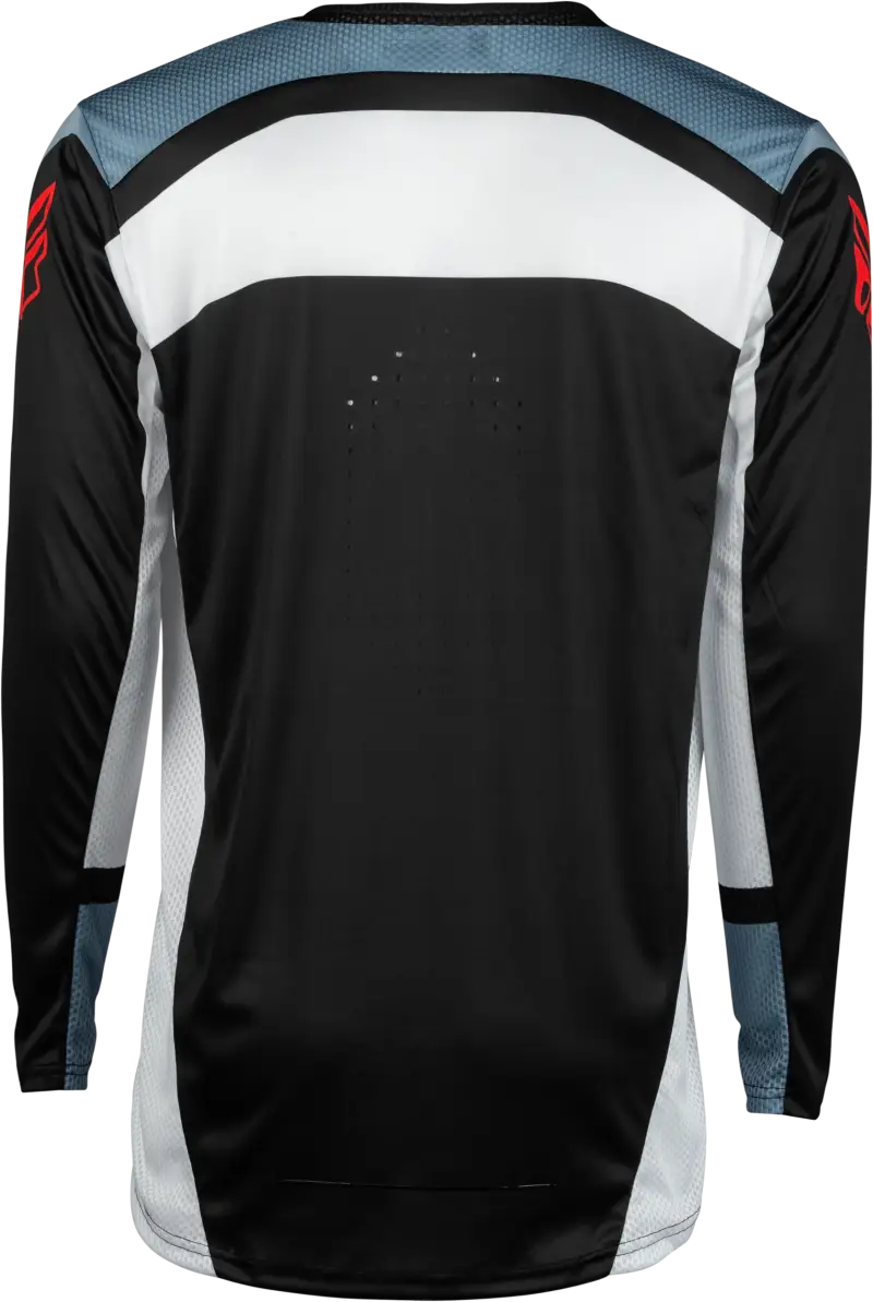 377-720M Lite Jersey Black/White/Denim Grey Md - RV and Auto Parts