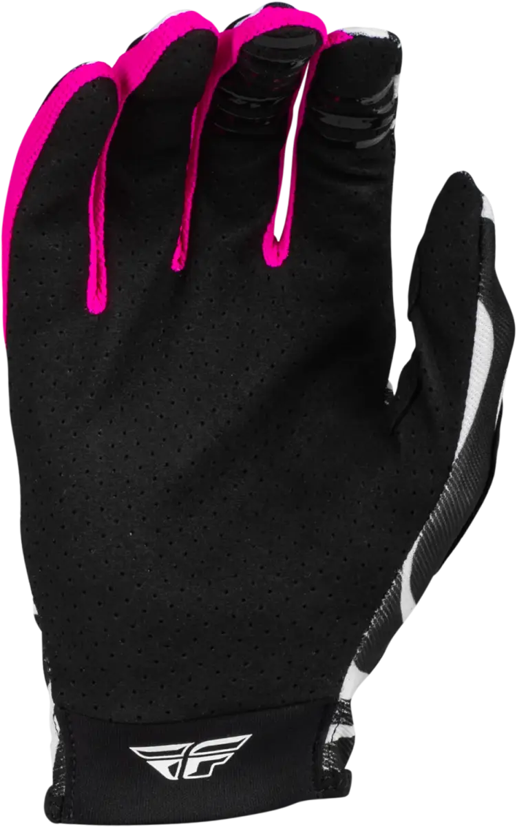 377-741YS Youth Lite Uncaged Gloves Black/White/Neon Pink Ys - RV and Auto Parts