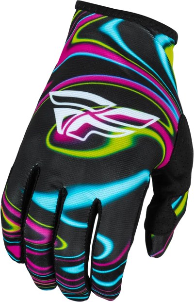 377-7432X Lite Warped Gloves Black/Pink/Electric Blue 2x