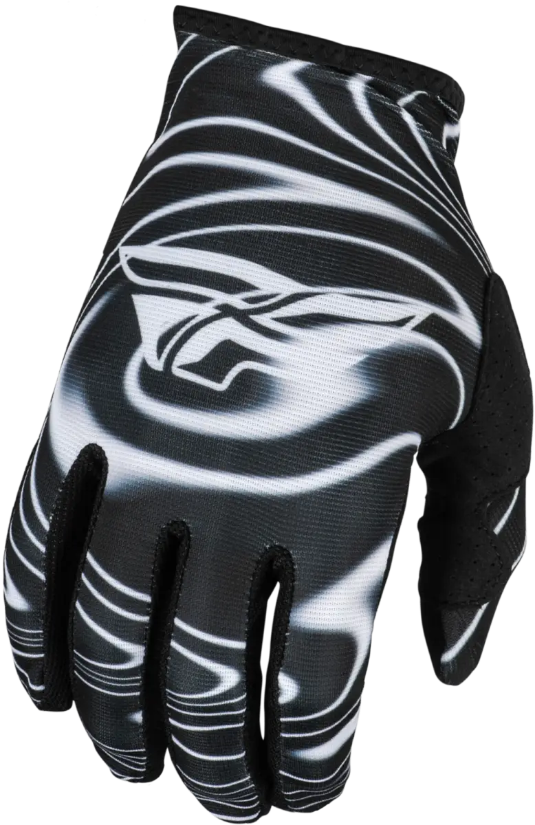377-744L Lite Warped Gloves Black/White Lg - RV and Auto Parts